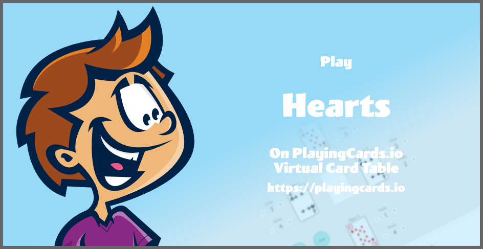 Hearts · 4 Players · Play Free on PlayingCards.io